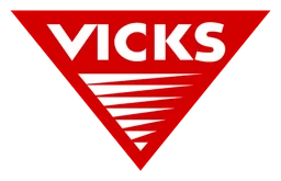 Vicks logo, horizontal version, on a transparent background