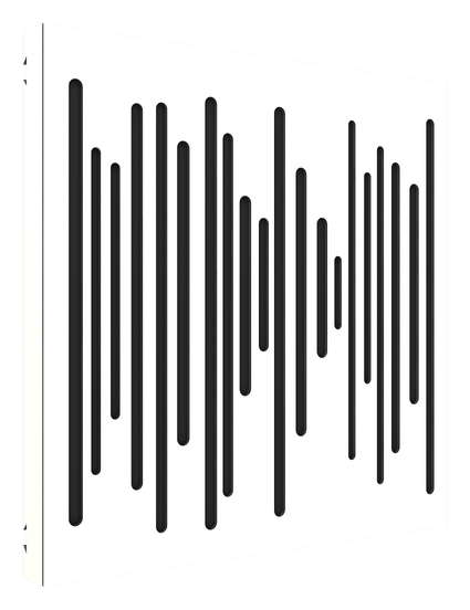 Vicoustic logo, white version, on a transparent background