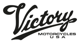Logo da Victory Motorcycles, versão preto, em fundo transparente