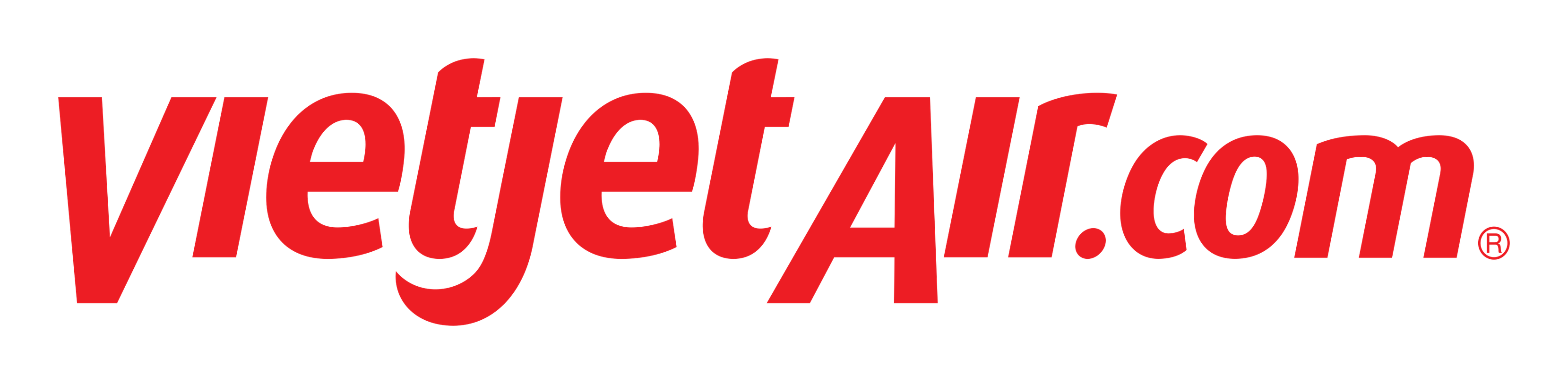 Vietjet Air logo on a transparent background