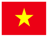 Vietnam logo, horizontal version, on a transparent background
