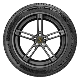 Viking Tires logo, black icon version, on a transparent background