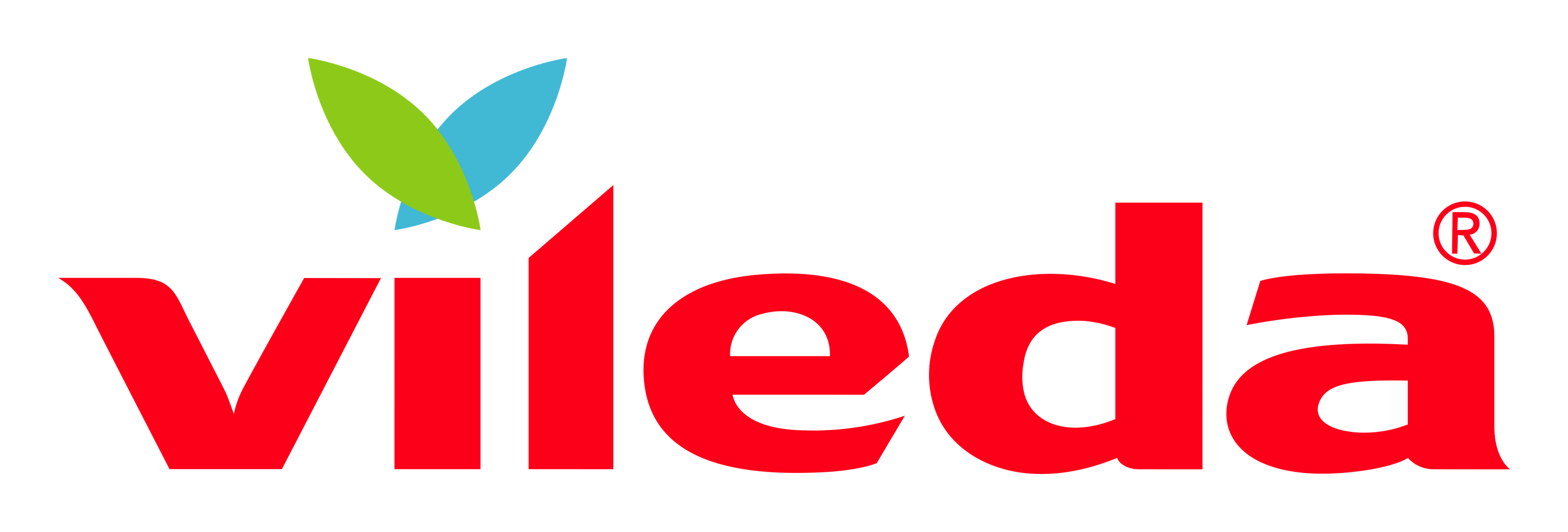 Vileda logo on a transparent background