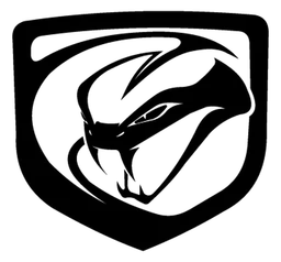 Viper logo, black icon version, on a transparent background