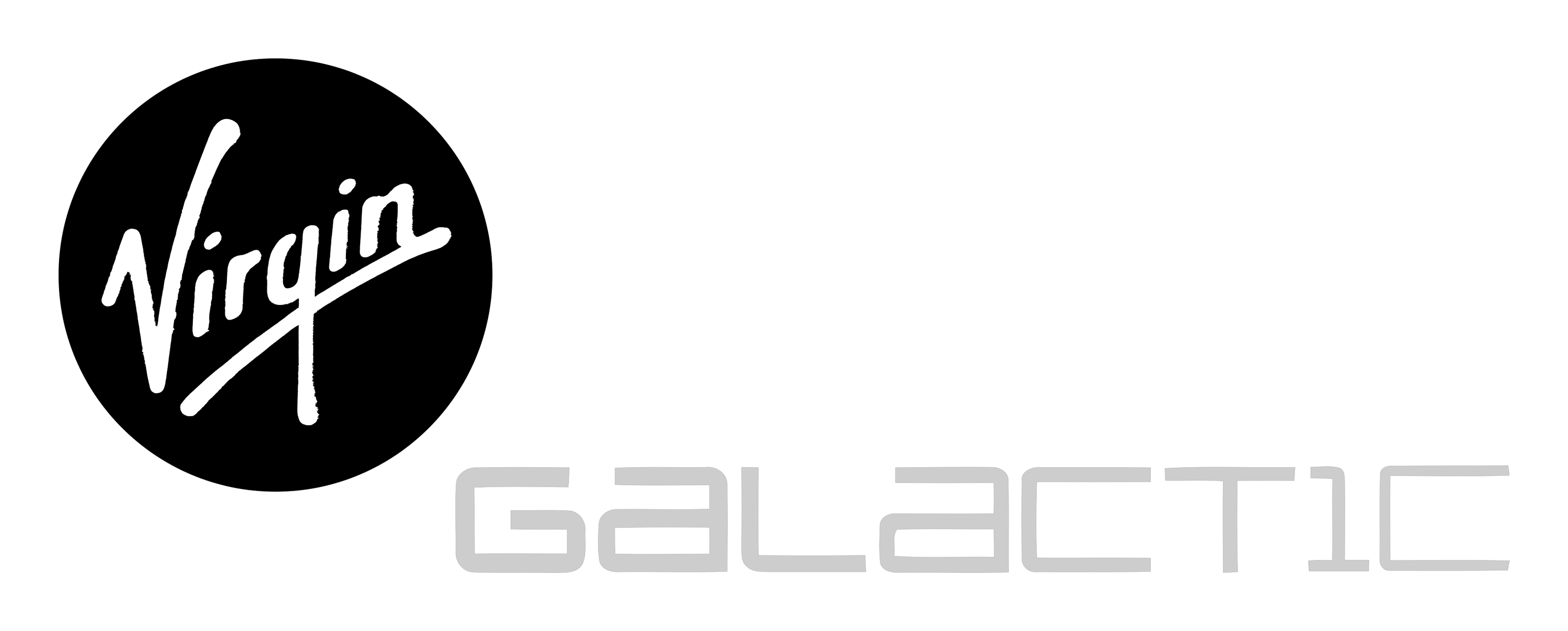 Virgin Galactic logo on a transparent background