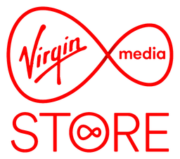 Virgin Media logo, icon version, on a transparent background