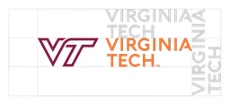Virginia Tech logo, horizontal version, on a transparent background