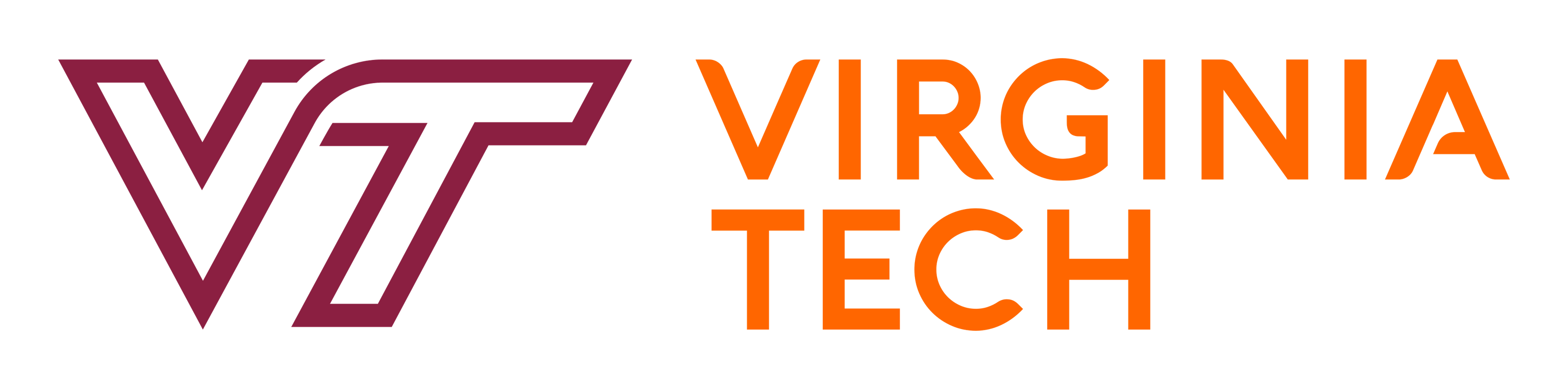 Virginia Tech logo on a transparent background