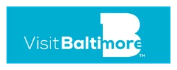 Visit Baltimore logo, wordmark version, on a transparent background