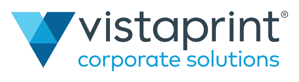 Vistaprint logo on a transparent background