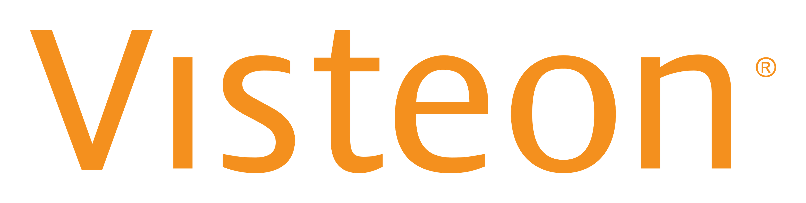 Visteon Logo auf transparentem Hintergrund