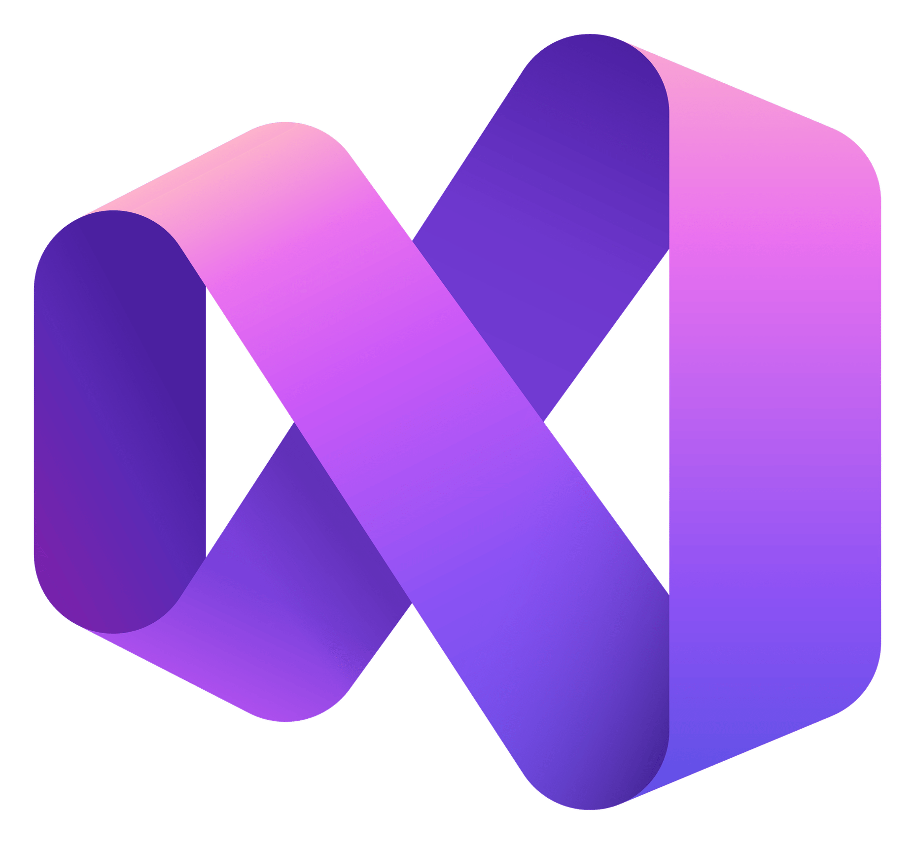 Visual Studio logo on a transparent background