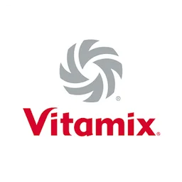 Vitamix logo, white icon version, on a transparent background