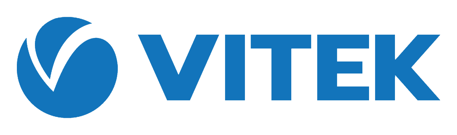 Vitek logo on a transparent background