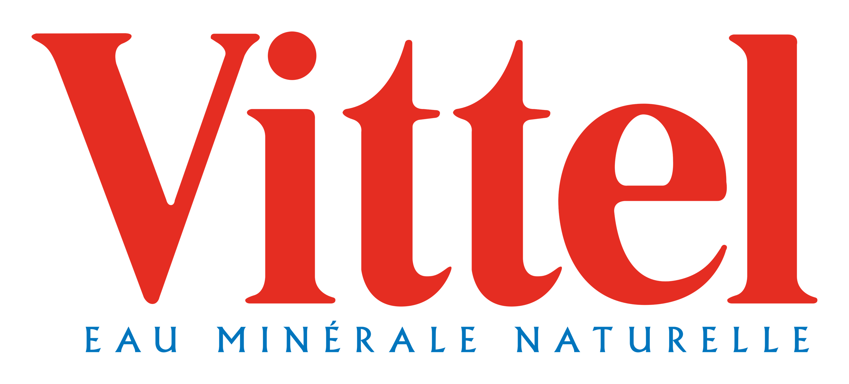 Vittel logo on a transparent background