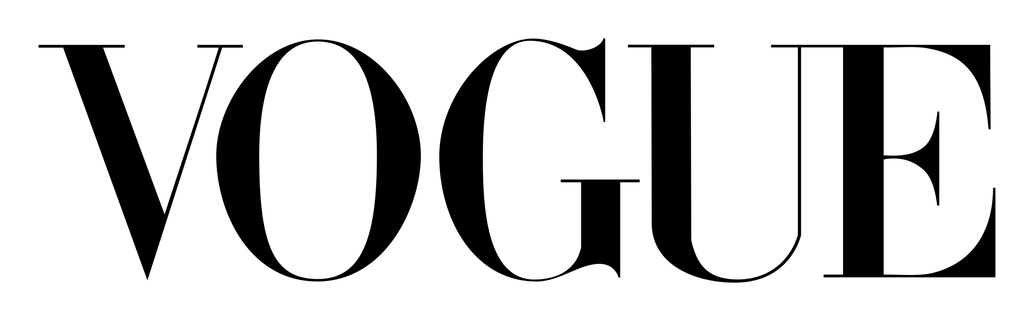 Vogue logo on a transparent background