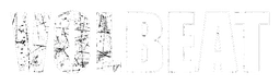 Volbeat logo, white wordmark version, on a transparent background