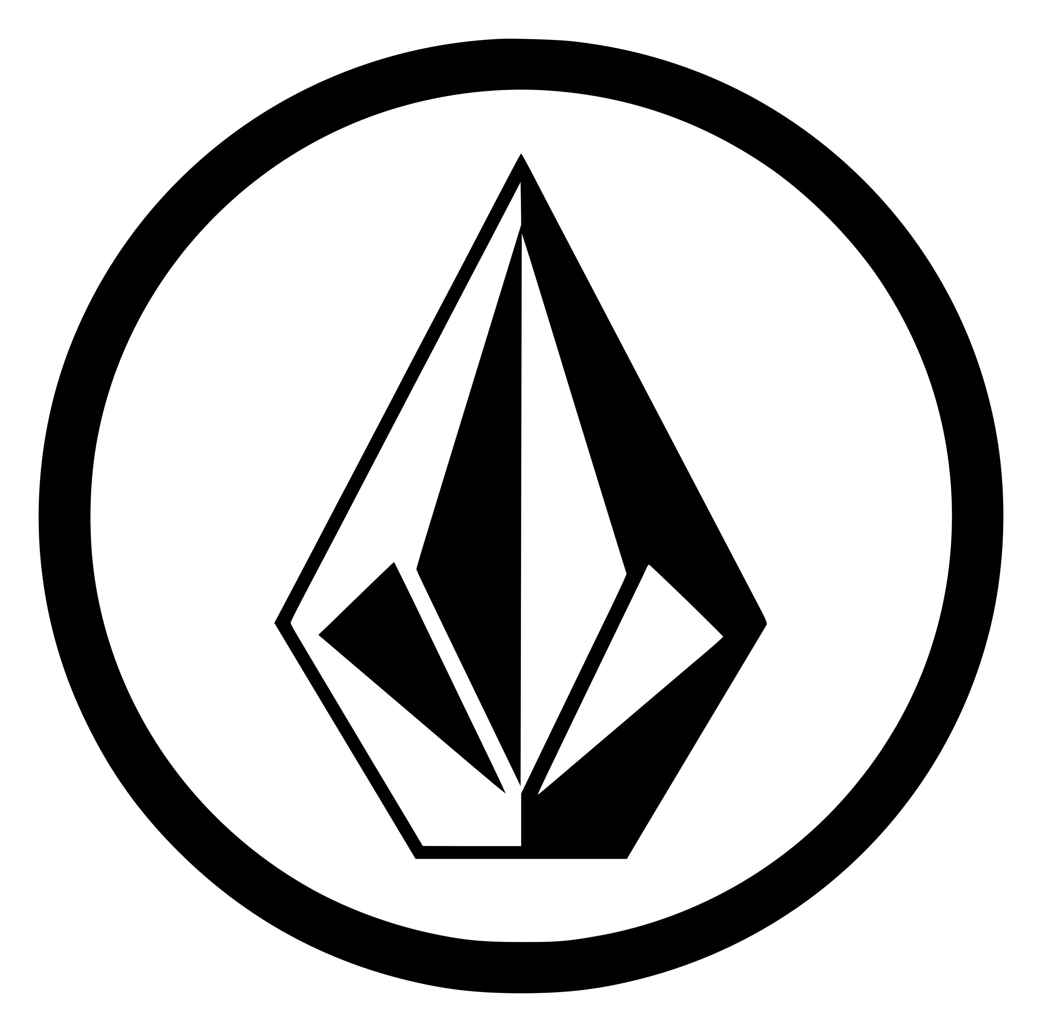 Volcom logo on a transparent background