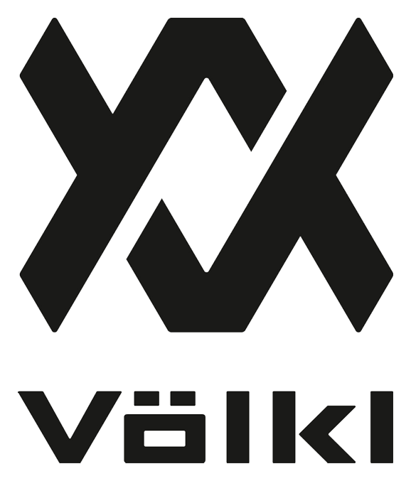 Volkl logo, black icon version, on a transparent background