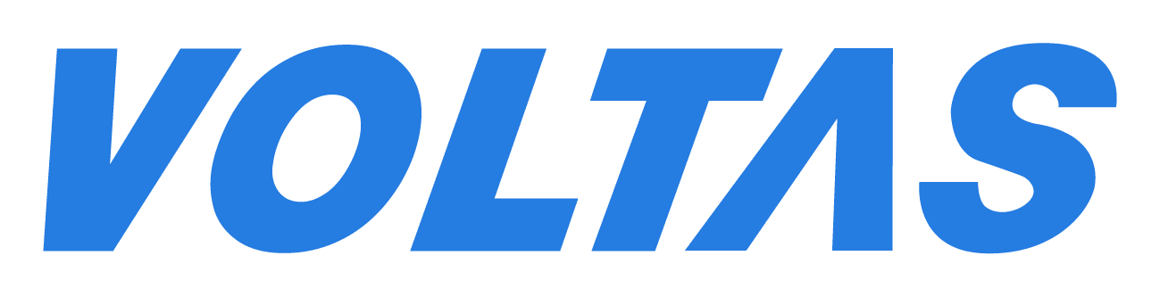 Voltas logo on a transparent background