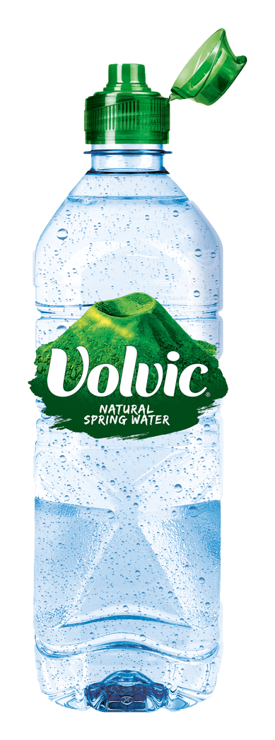 Volvic logo on a transparent background