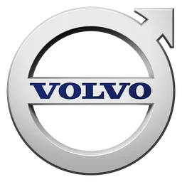 Volvo logo, monochrome icon version, on a transparent background