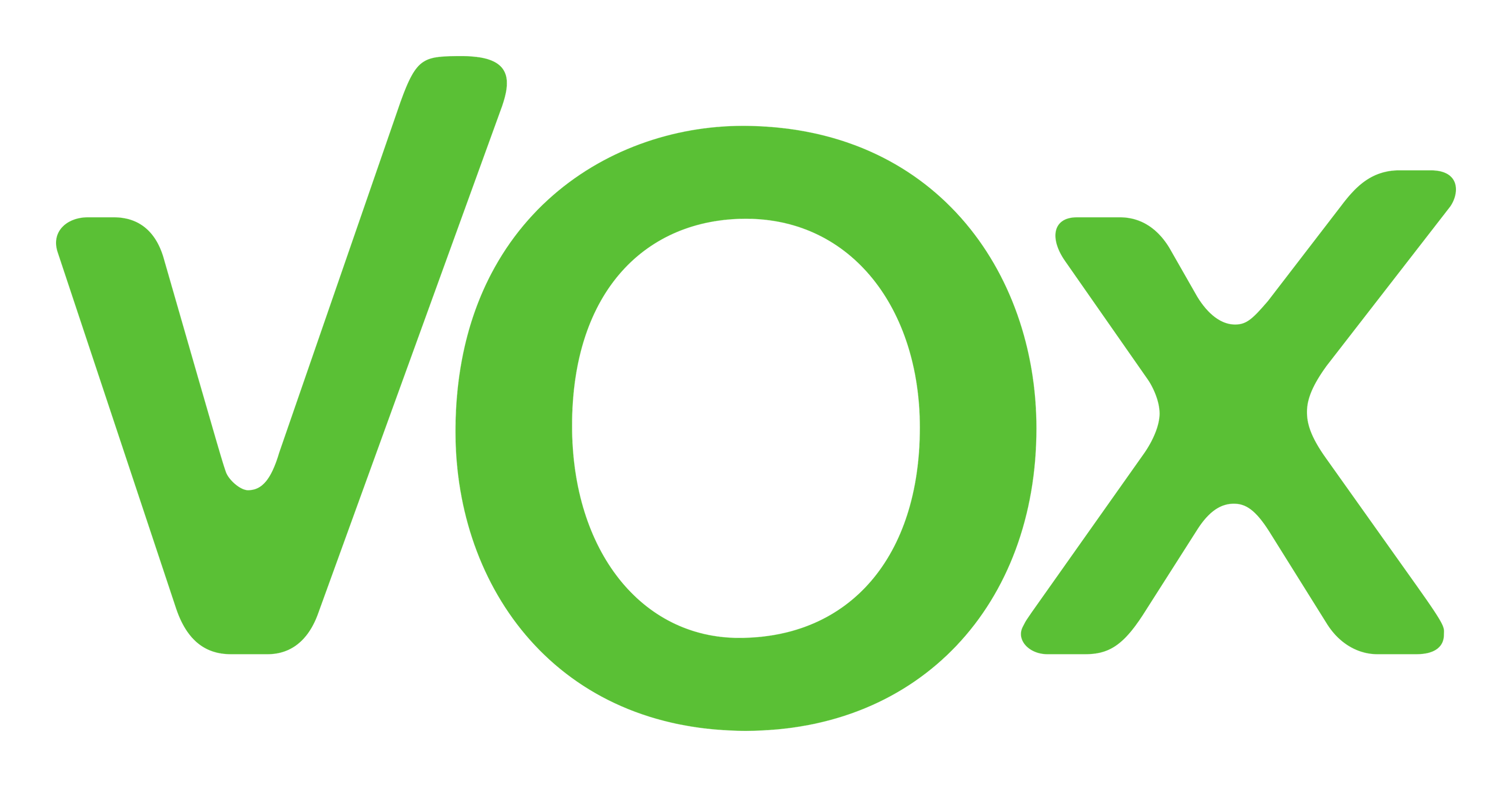 Logo Vox sur fond transparent