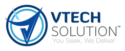Vtech logo, wordmark version, on a transparent background