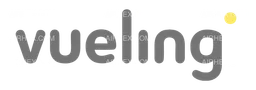 Vueling logo, monochrome wordmark version, on a transparent background