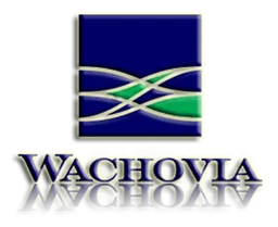 Wachovia logo, horizontal version, on a transparent background
