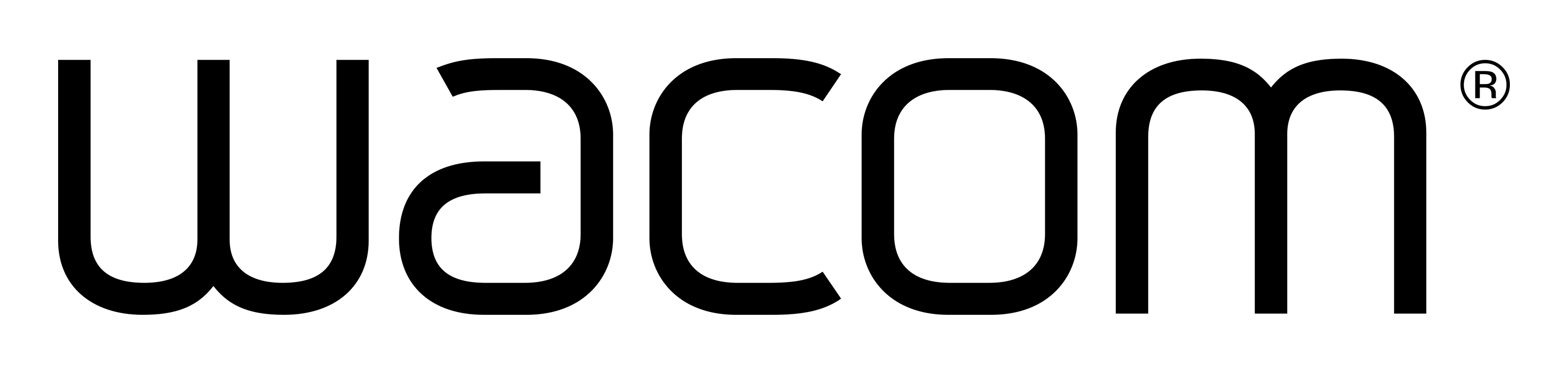 Wacom logo on a transparent background