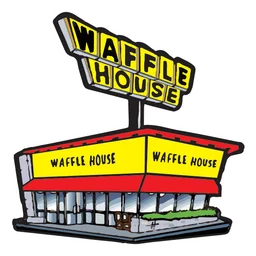 Waffle House logo, icon version, on a transparent background