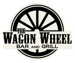 Wagon Wheels logo, monochrome icon version, on a transparent background