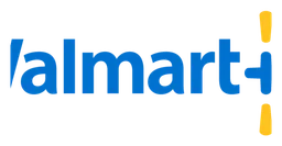 Walmart logo, horizontal version, on a transparent background