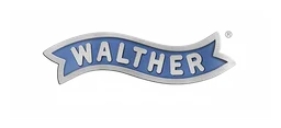 Logo da Walther, versão branco, em fundo transparente