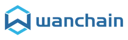 Wanchain logo, wordmark version, on a transparent background