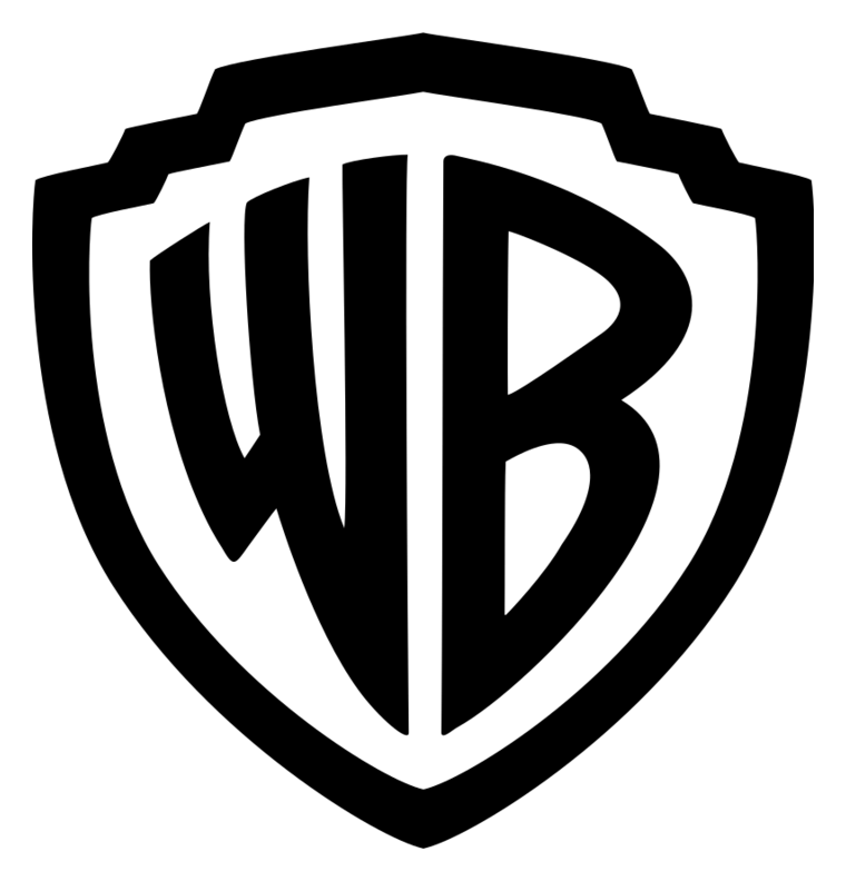 Warner Bros logo, black icon version, on a transparent background