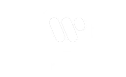 Warner Music logo, white version, on a transparent background