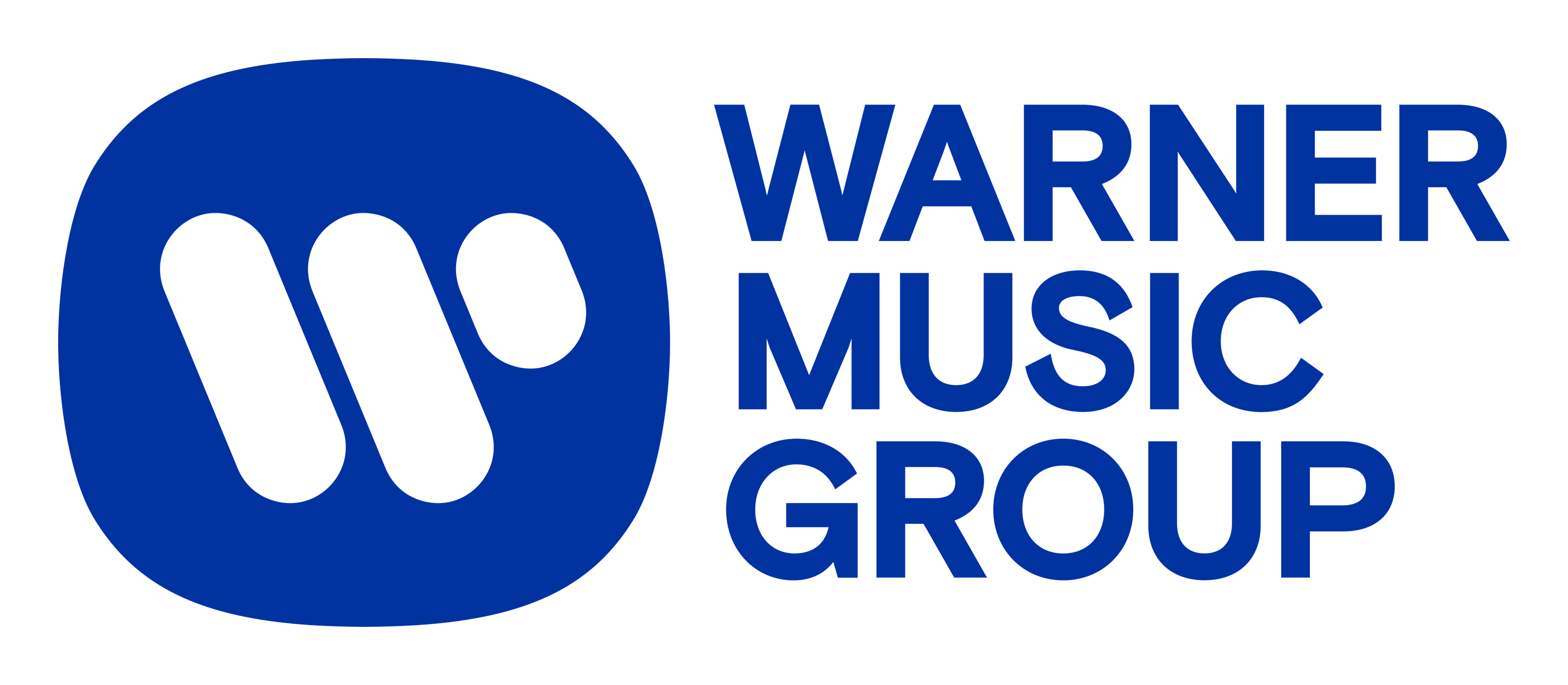 Warner Music logo on a transparent background