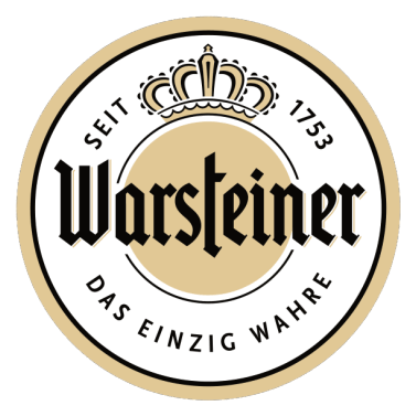 Warsteiner logo on a transparent background