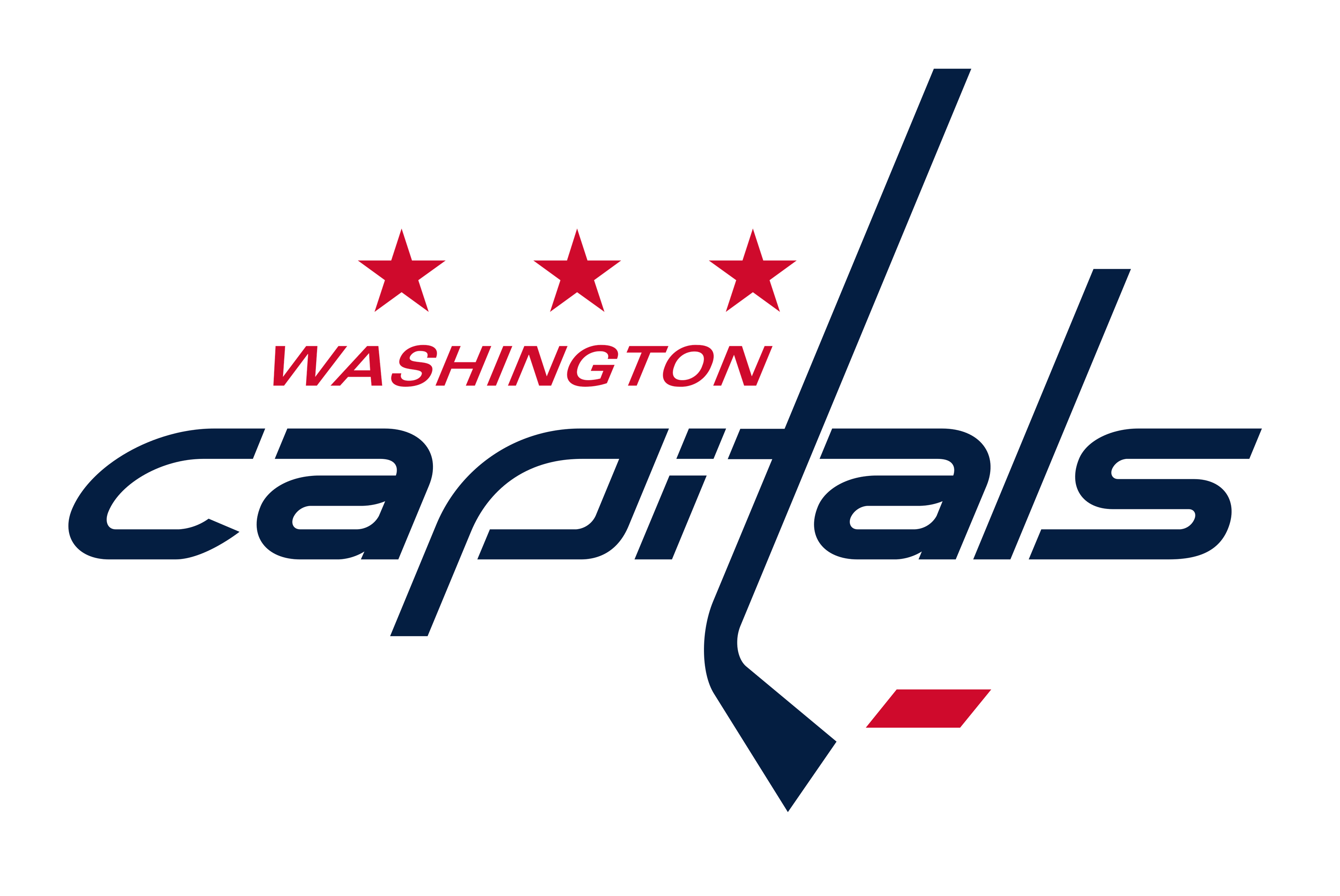 Washington Capitals logo on a transparent background