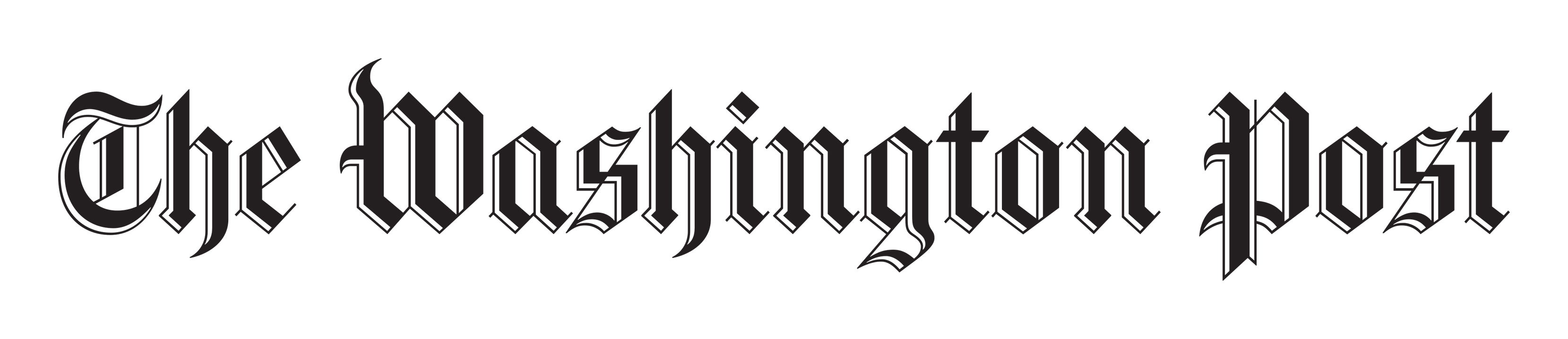 Washington Post logo on a transparent background