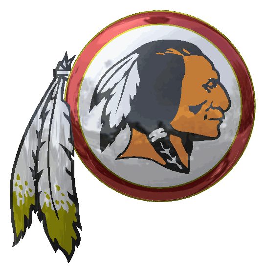 Washington Redskins logo, icon version, on a transparent background