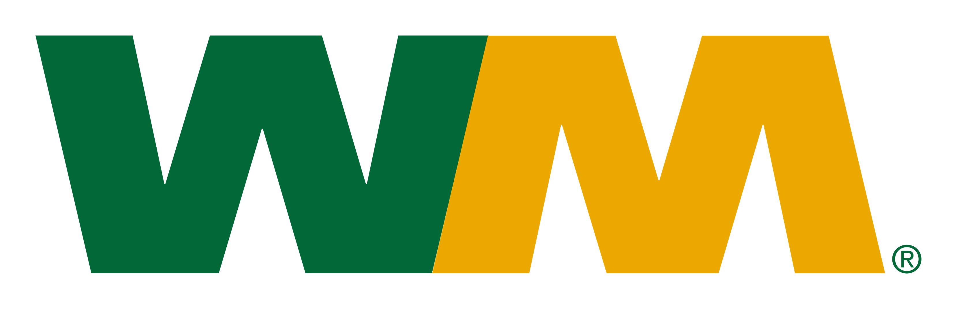 Waste Management logo on a transparent background
