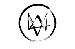 Watch Dogs logo, black icon version, on a transparent background
