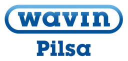 Wavin logo, horizontal version, on a transparent background