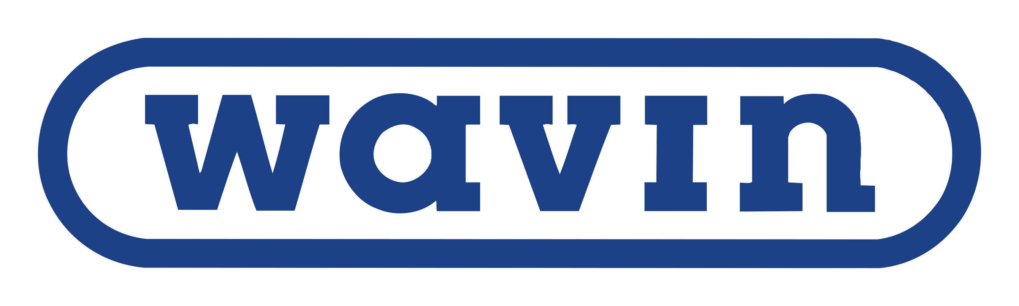 Wavin logo on a transparent background