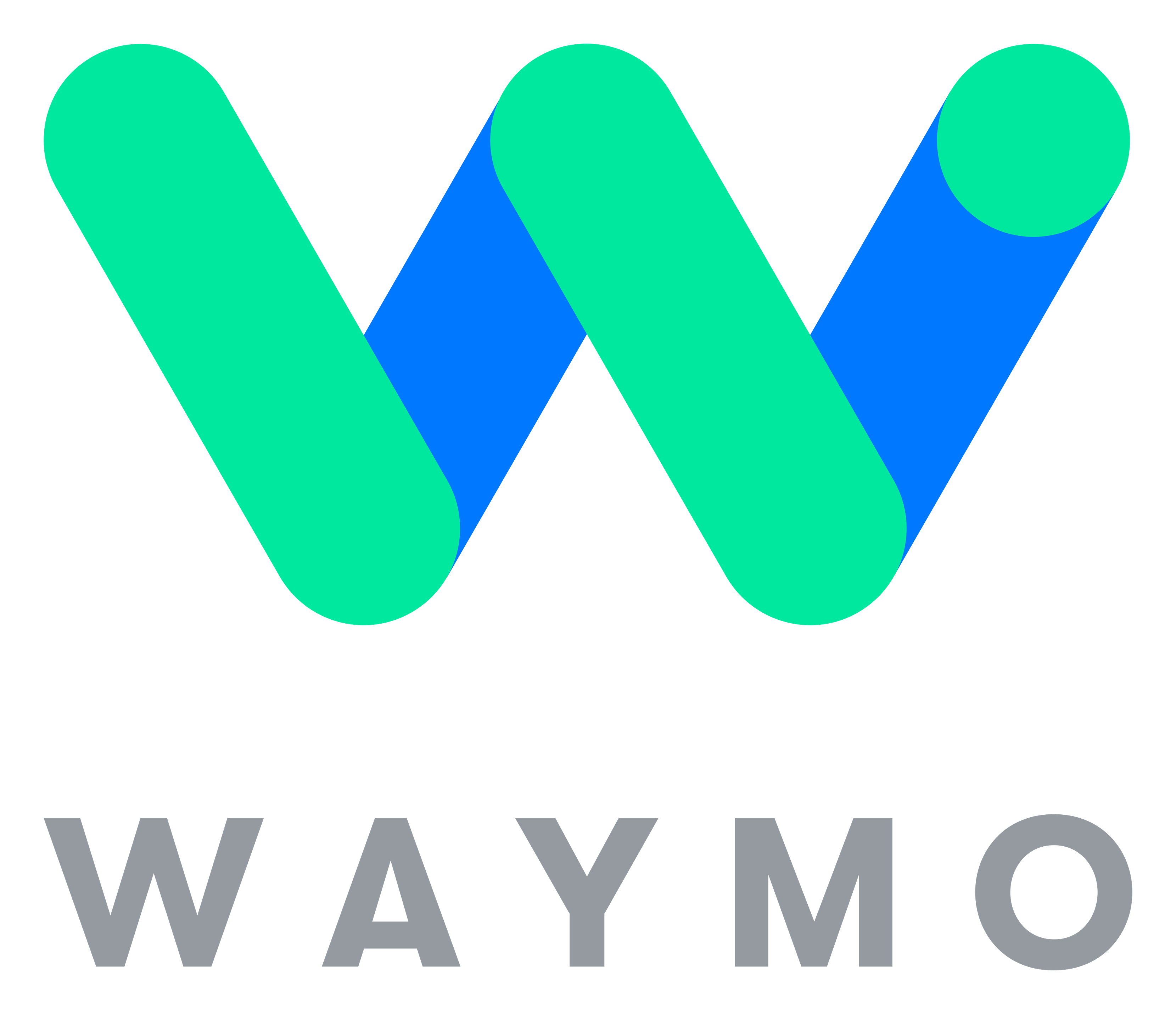 Waymo logo on a transparent background