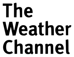 Weather Channel logo, black version, on a transparent background