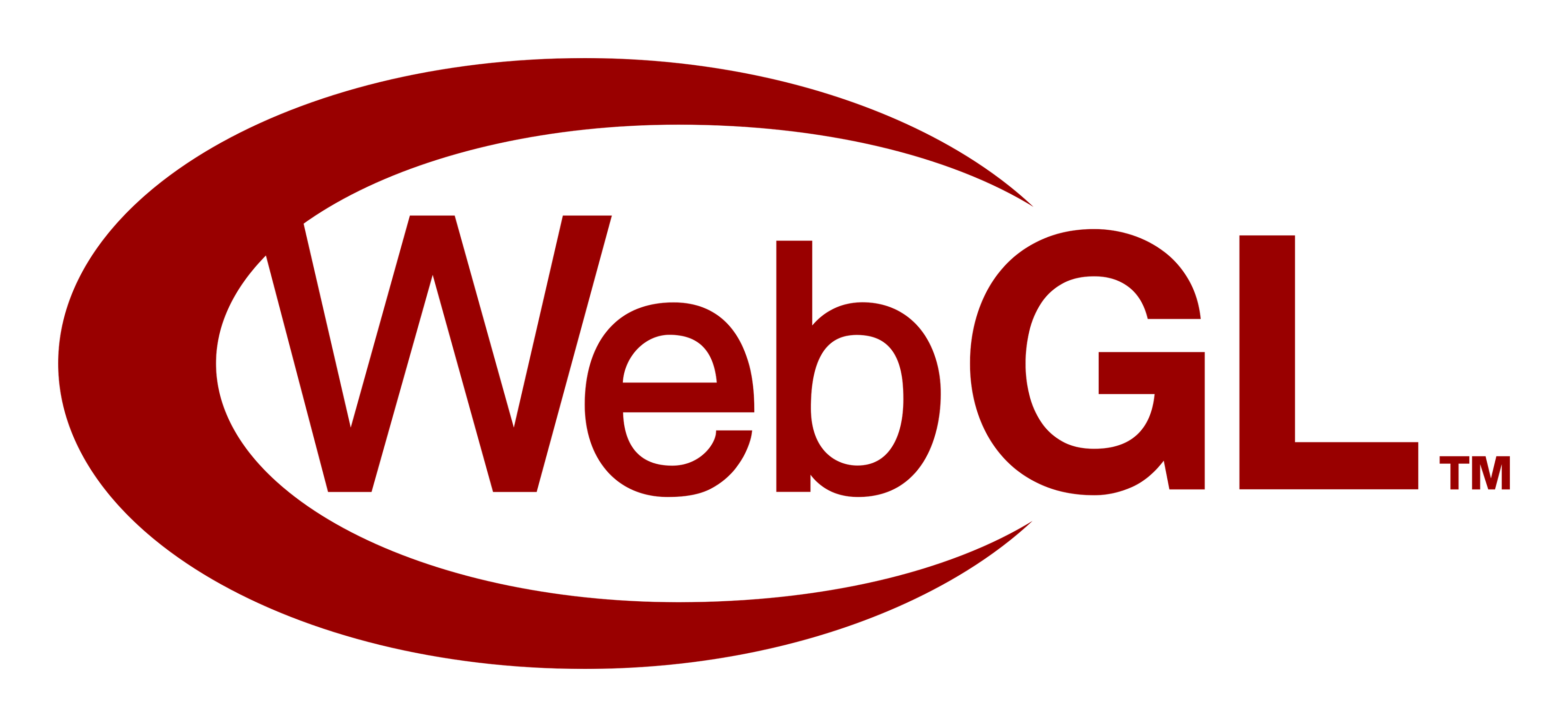 Webgl logo on a transparent background